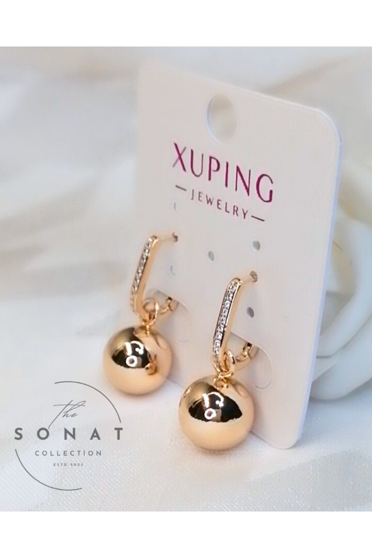 Sonat Collection Xuping GoldToplu Çelik Küpe