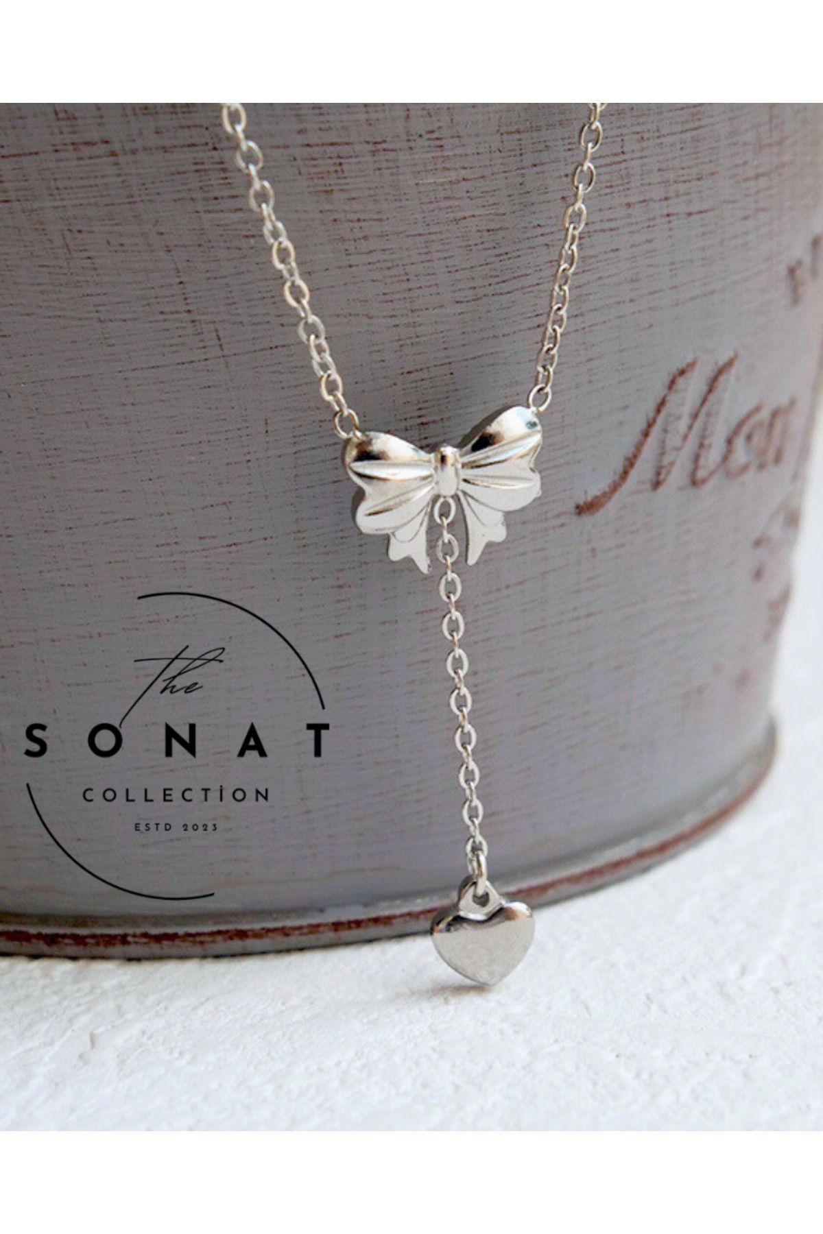 Sonat Collection StainlessGümüş Renk Fiyonk v...