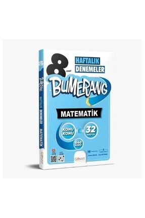 GÜNAY YAYINCILIK 8. SINIF BUMERANG MATEMATİK 32 HAFTALIK DENEMELER (GÜNCEL MÜFREDAT) Image 0