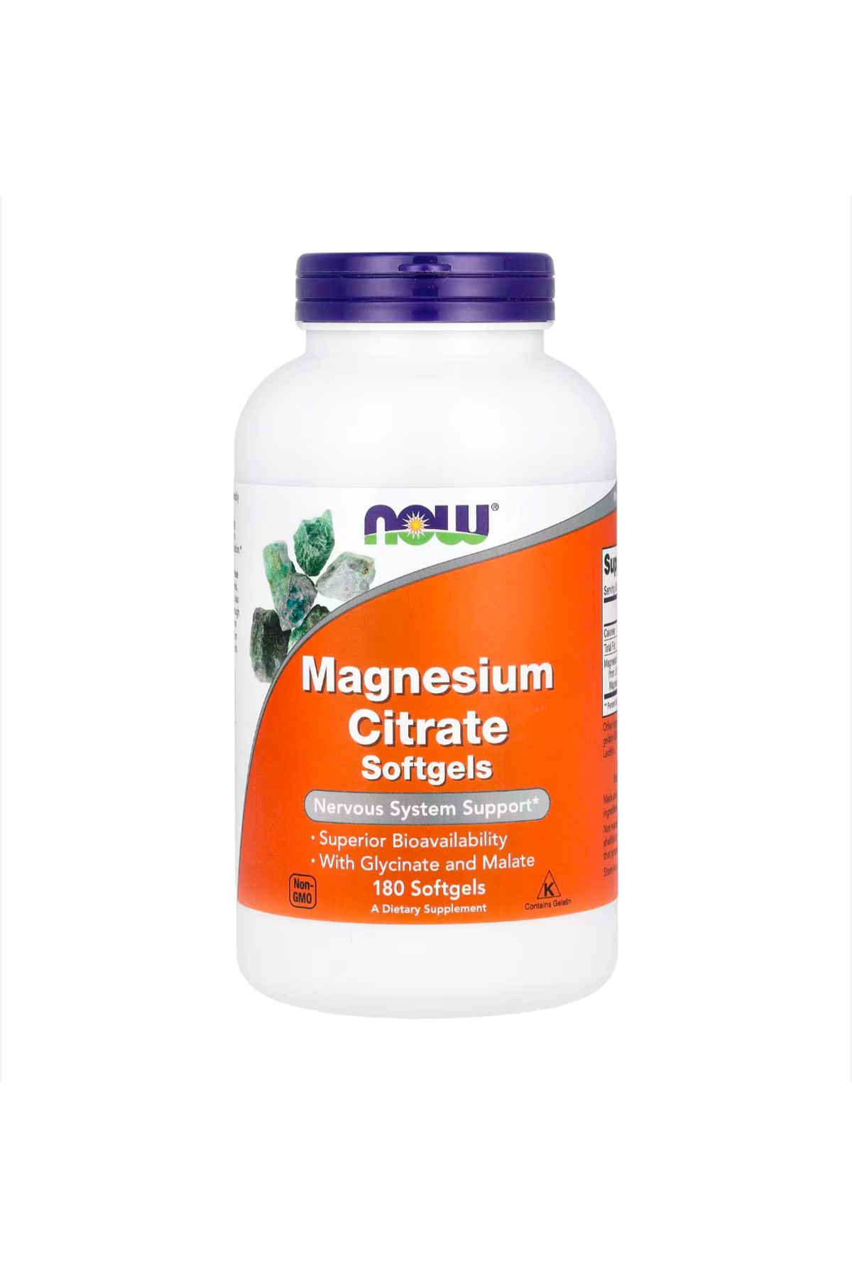 Now Foods Magnesium Citrate,180 Softgels usa....