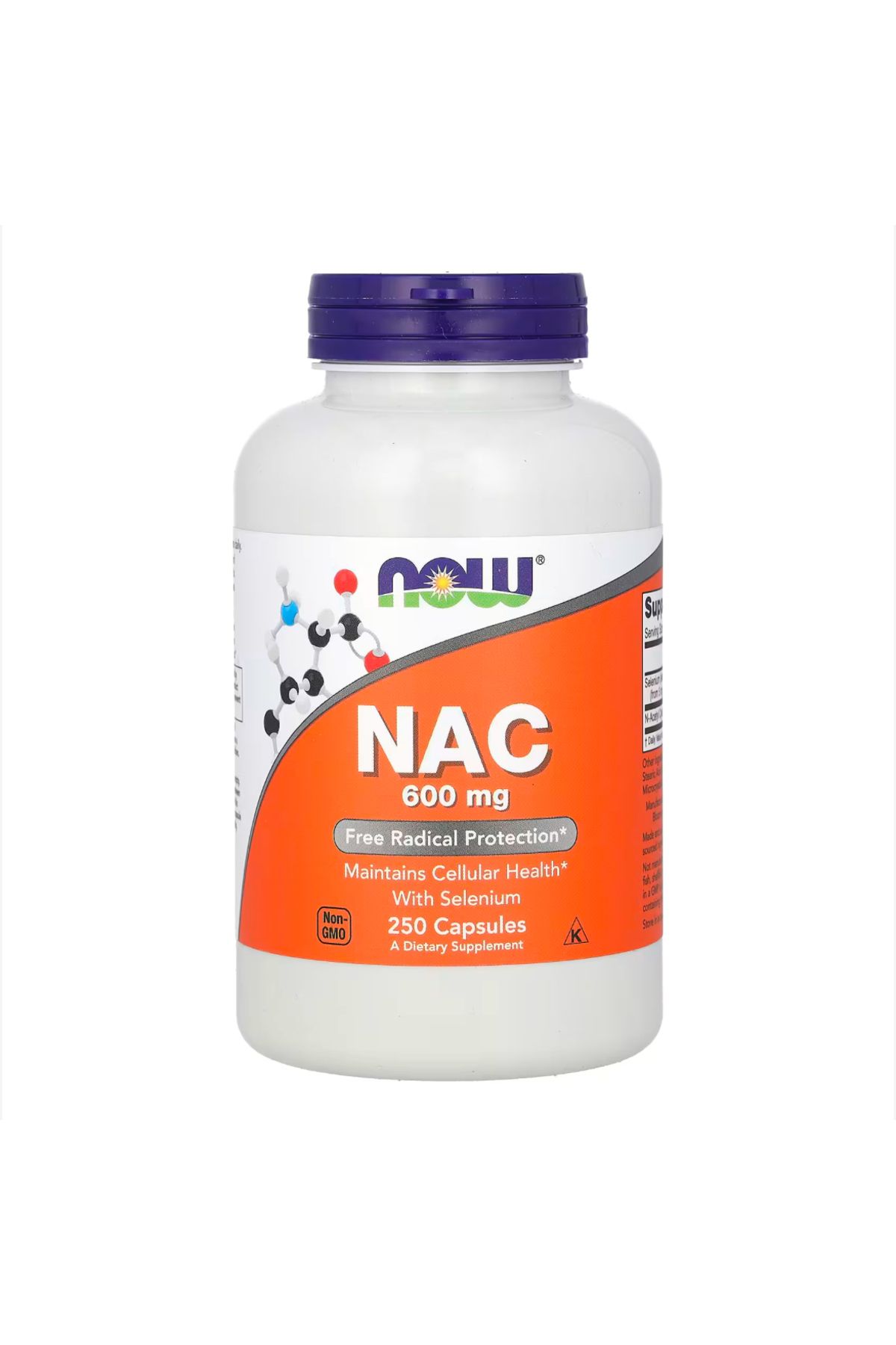 Now Foods , NAC, 600 mg, 250Capsules usa.menş...