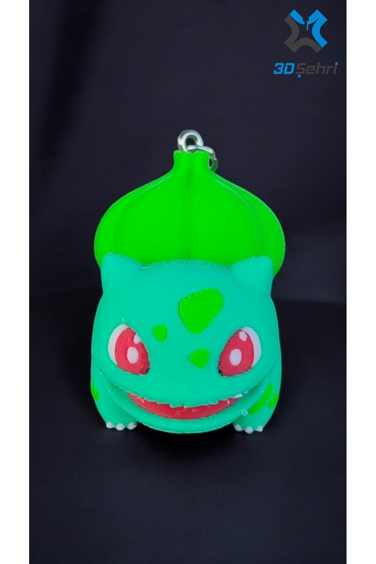 3DŞehri Bulbasaur PokemonAnahtarlık 4.5 CM