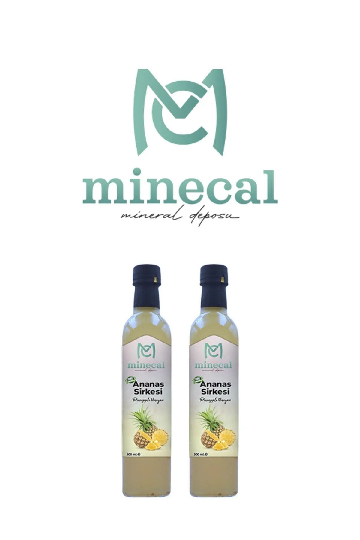 Minecal Ananas Sirkesi2x500ml