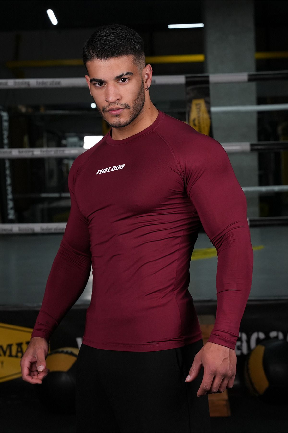 Uzun kollu Compression body Tshirt