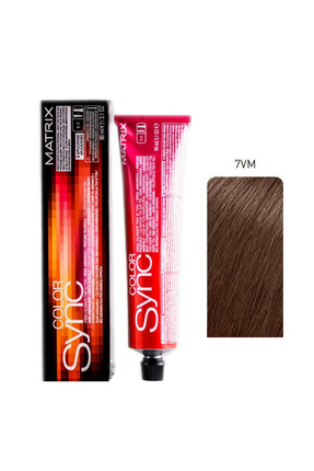 Color Sync 7VM - Kumral Viyole Moka Amonyaksız Saç Boyası 90ml Image 0