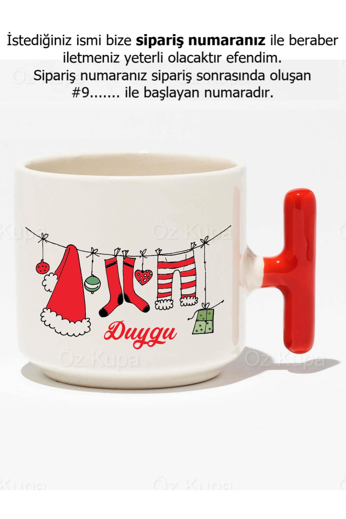 Öz KupaYılbaşı Kişiye ÖzelMerry Christmas Hed...