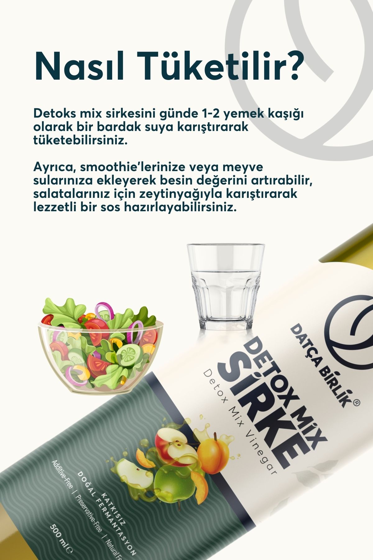 DETOX SİRKESİ 500 ML.