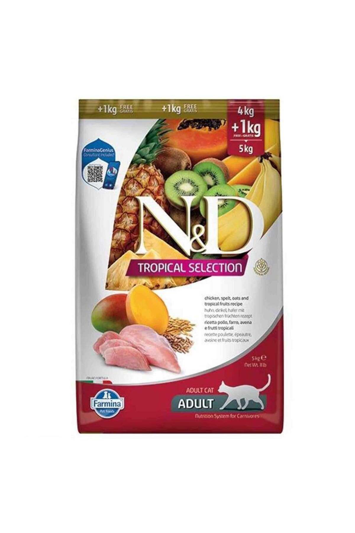 N & D ND Tropical Tavuk AdultCat Food Chicken...