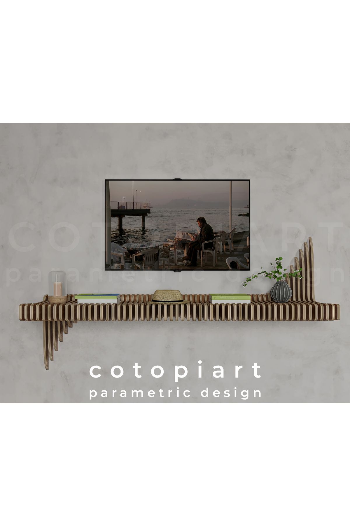 cotopiart Aether: ParametrikDalgalı Tek Katma...