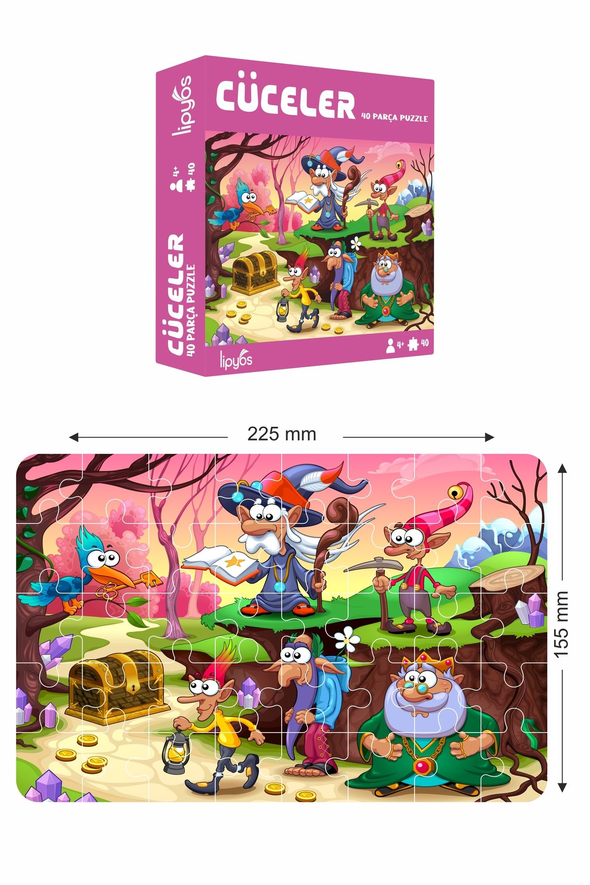 40 Parça Mini 5'li Puzzle Seti - 2