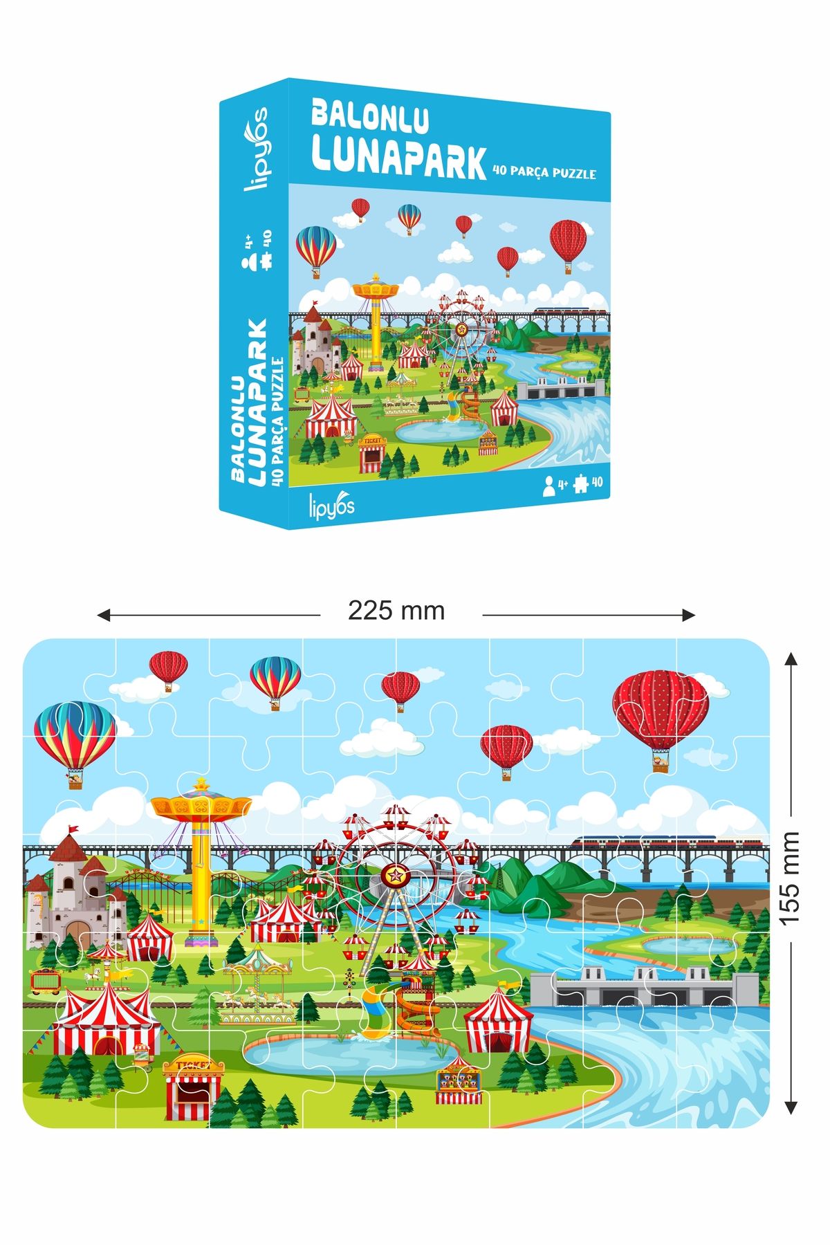 40 Parça Mini 5'li Puzzle Seti - 2