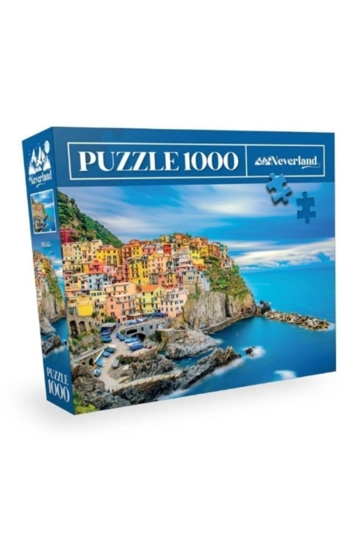 3'lü Set Puzzle - 1000 Parça Cinque Terre + 230 Parça Kız Kulesi + Puzzle Yapıştırıcı