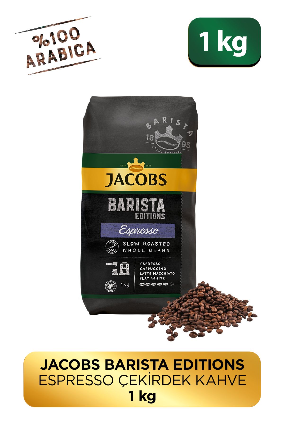 JacobsBarista EditionsÇekirdek Kahve Espresso...