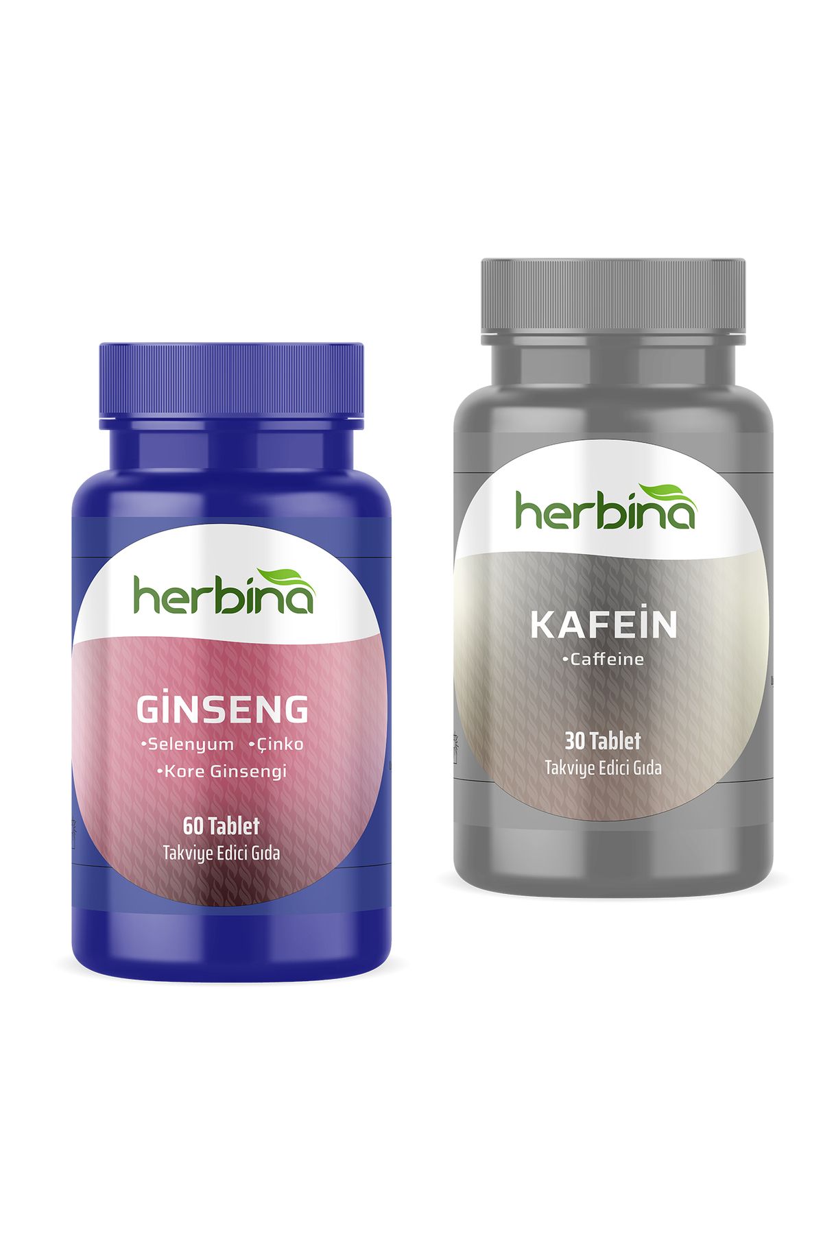 Herbina Kore Ginseng 60Tablet Kafein 30 Table...