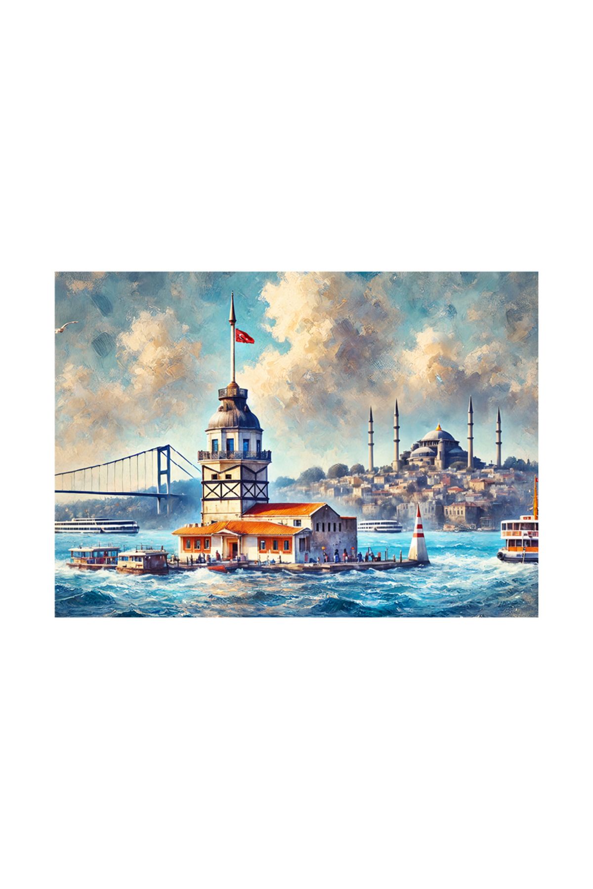 1000 Parça Puzzle - Kız Kulesi (Maiden's Tower)