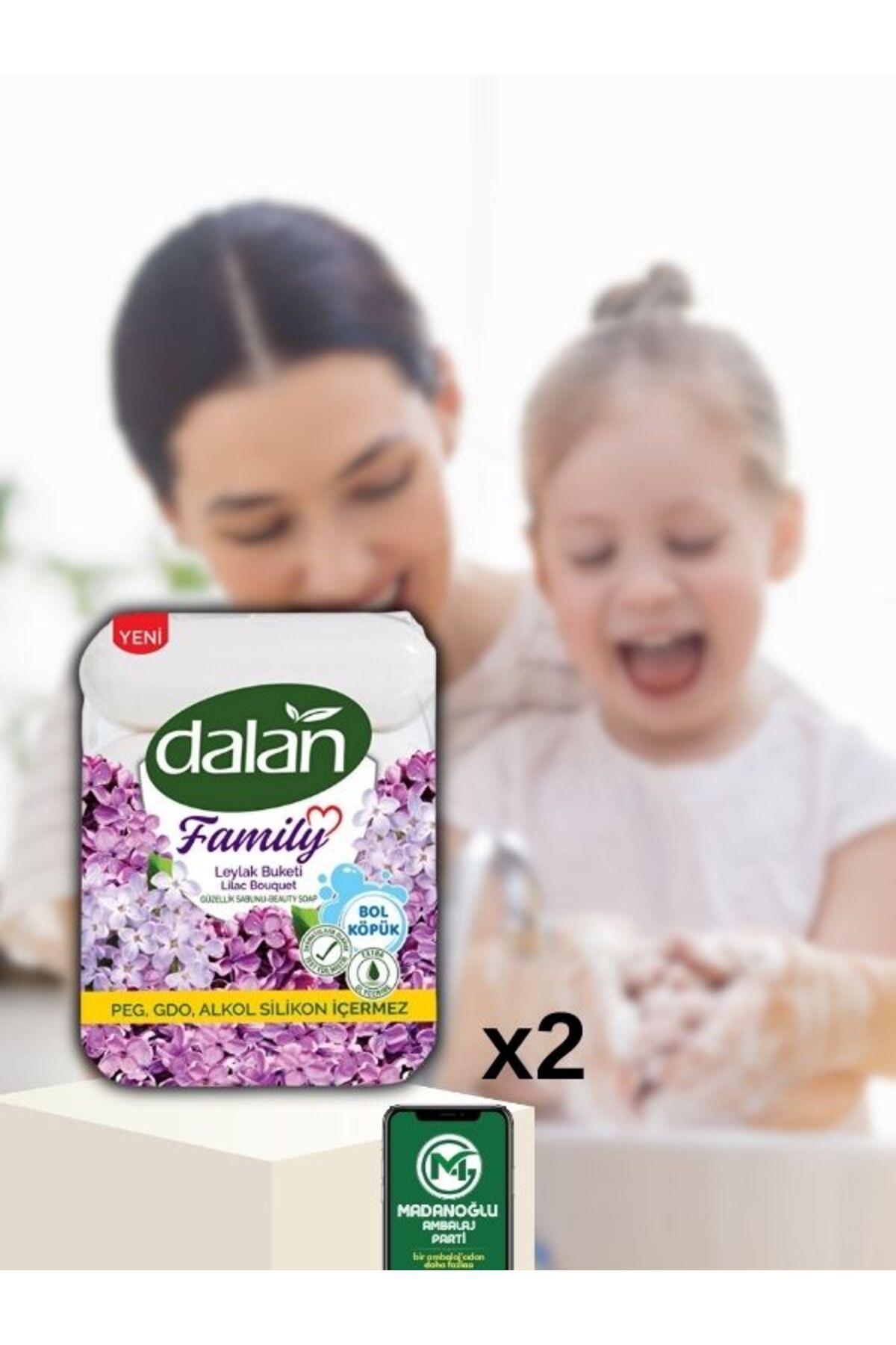 Dalan Family Leylak (4X75gr) Katı Sabun X 2 Adet