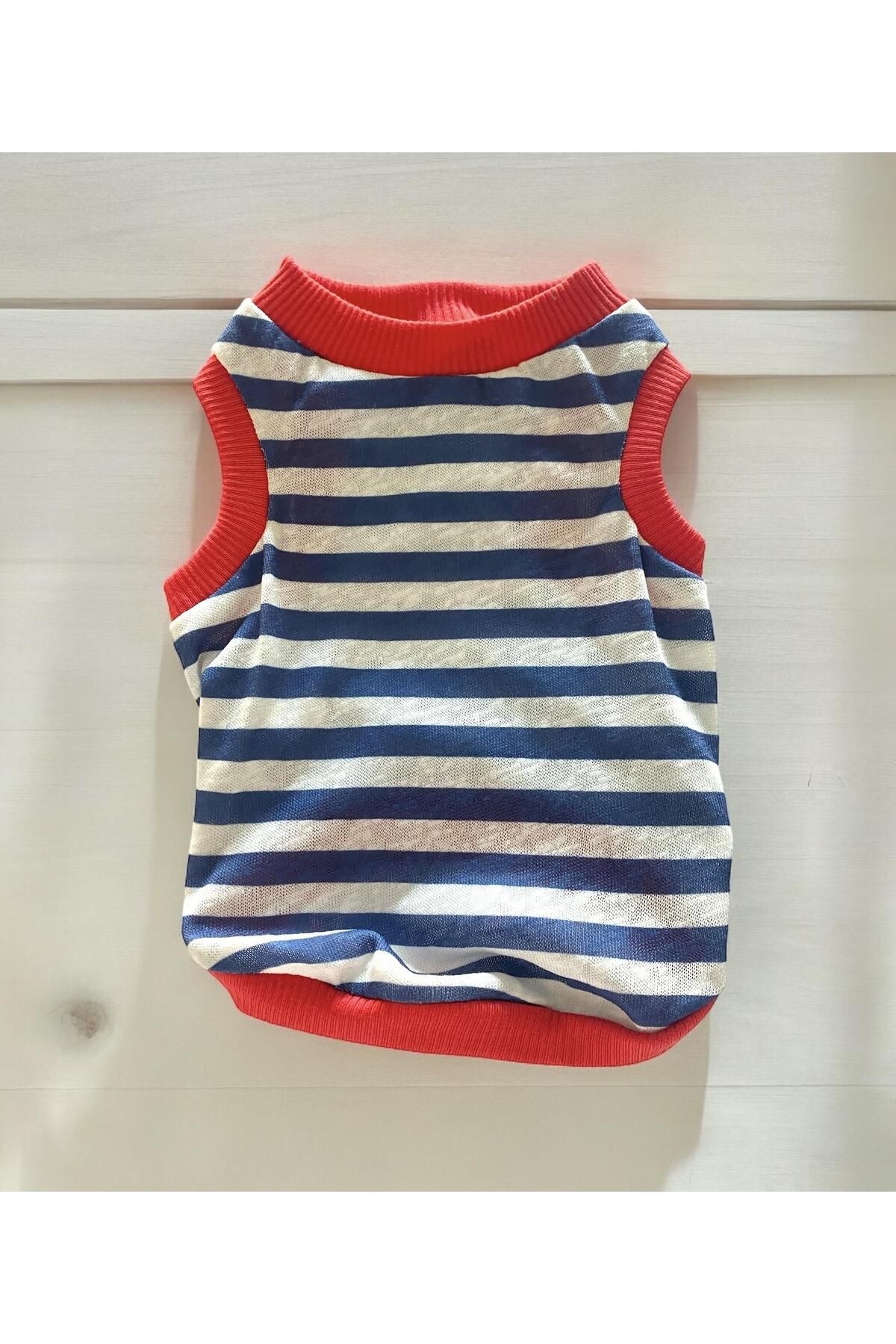 Cat Nautical Summer Atlet Kedi Kıyafeti (2xlarge / 5,5 - 7 Kg )