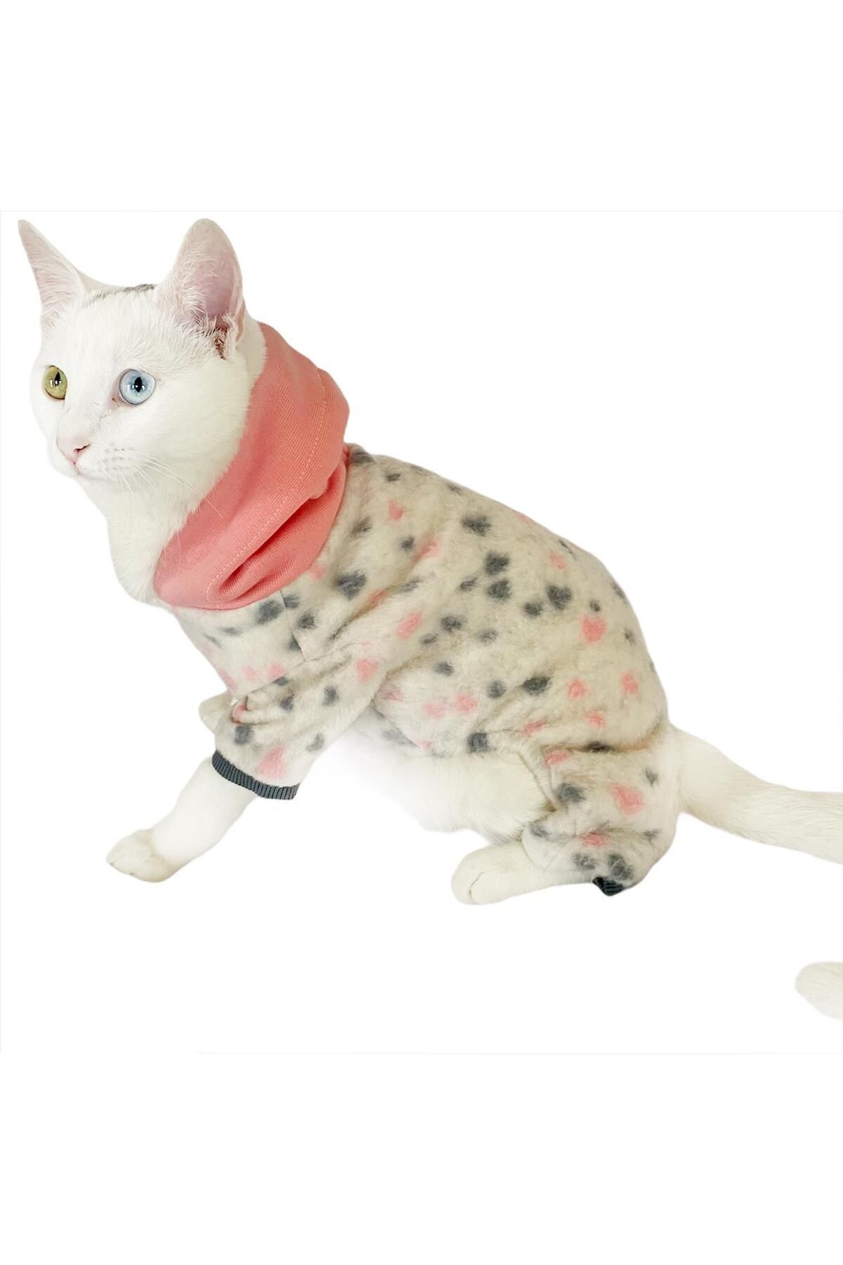 Softie Spotty Pink Kedi Tulumu Kedi Kıyafeti