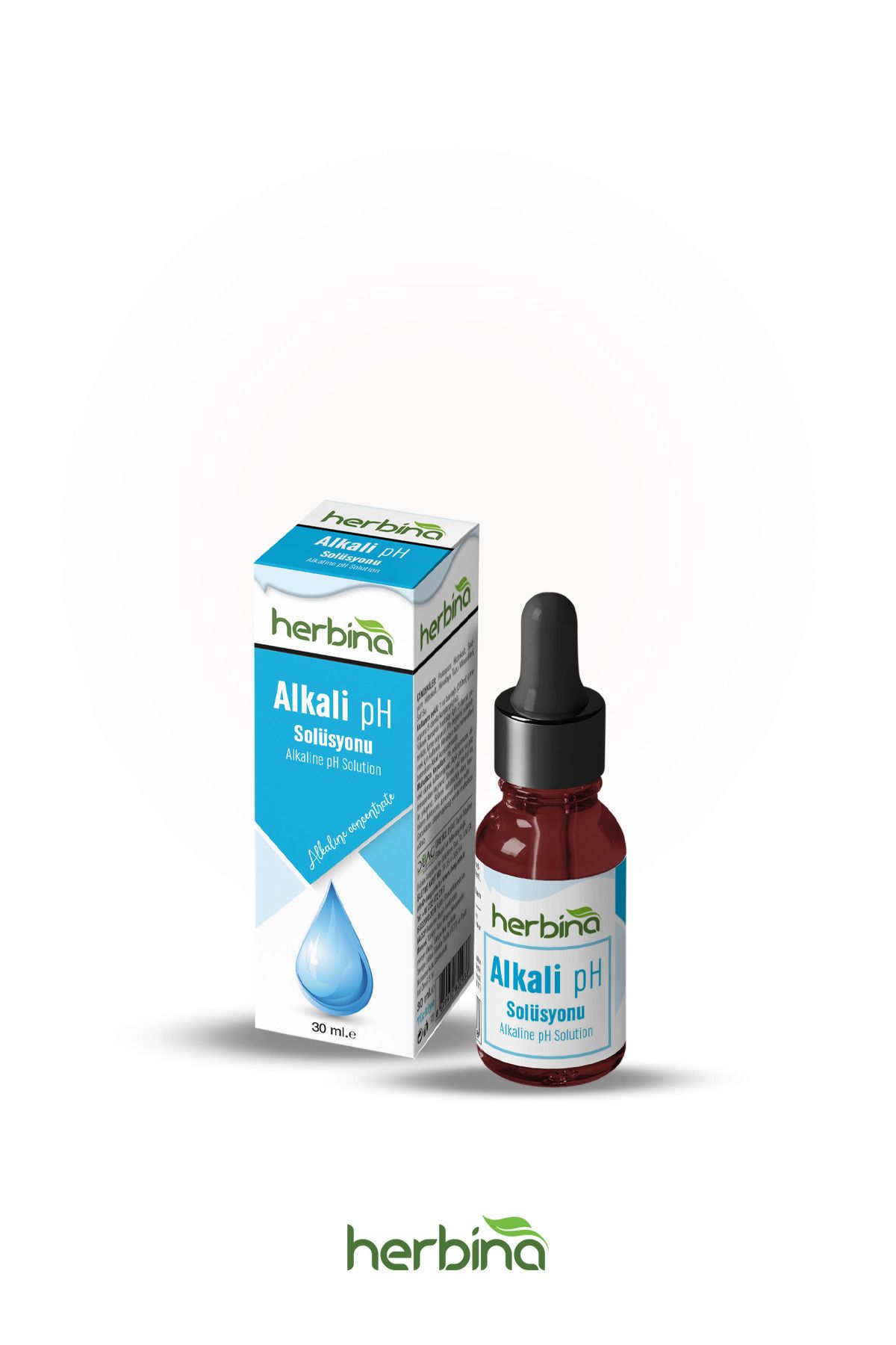 Herbina Alkalize Ph SolüsyonuAlkali Su 30 ml