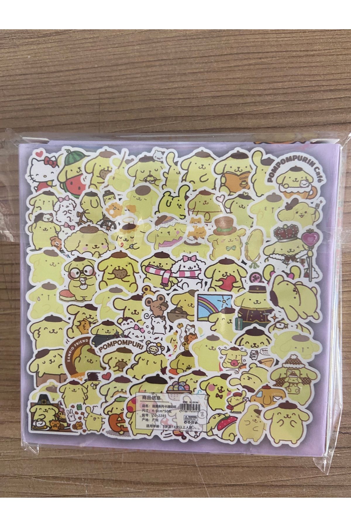 Sanrio 53 Adet Hello Kitty Cinnamoroll Kuromi Pochacco Pompompurin Y2k Yapışkan Sticker Etiket