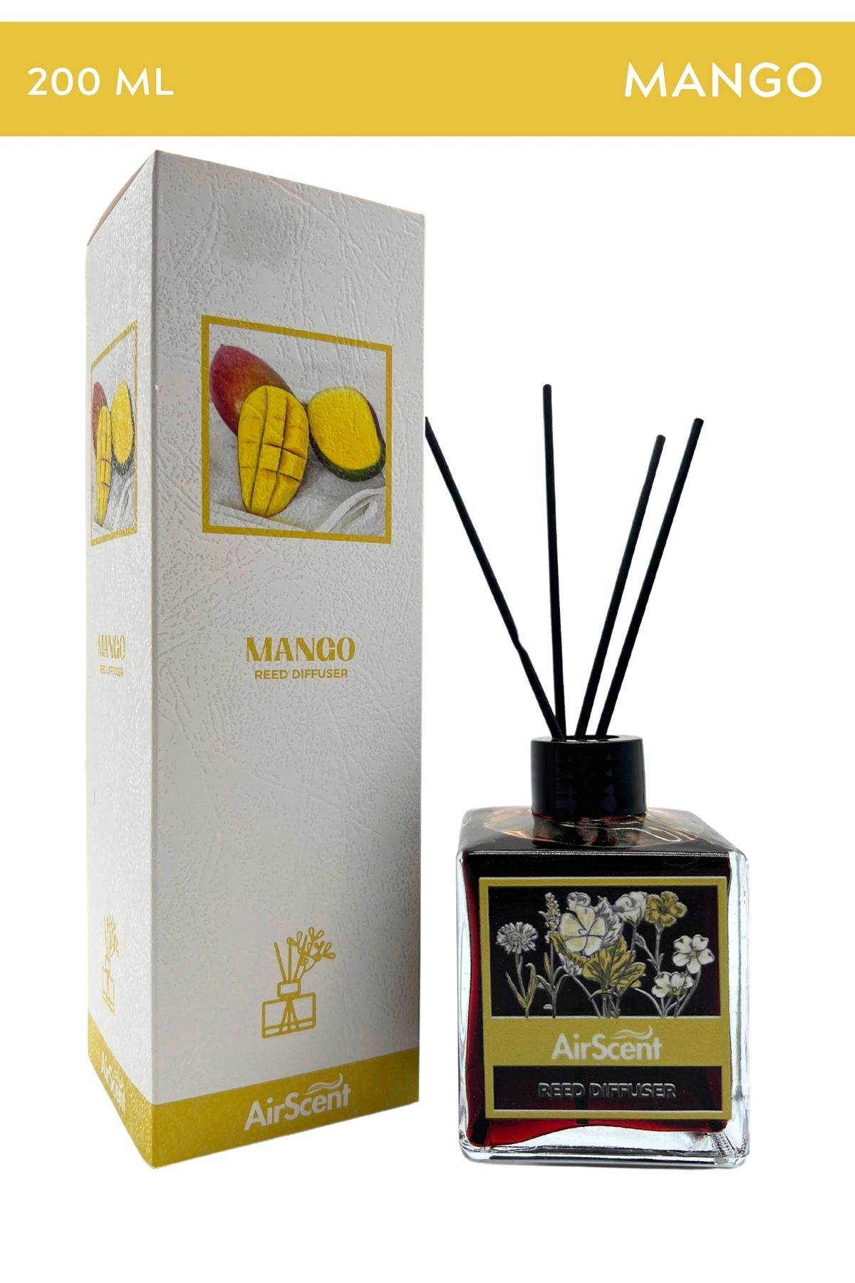 Mango Çubuklu Oda Kokusu 50 ML Reed Diffuser