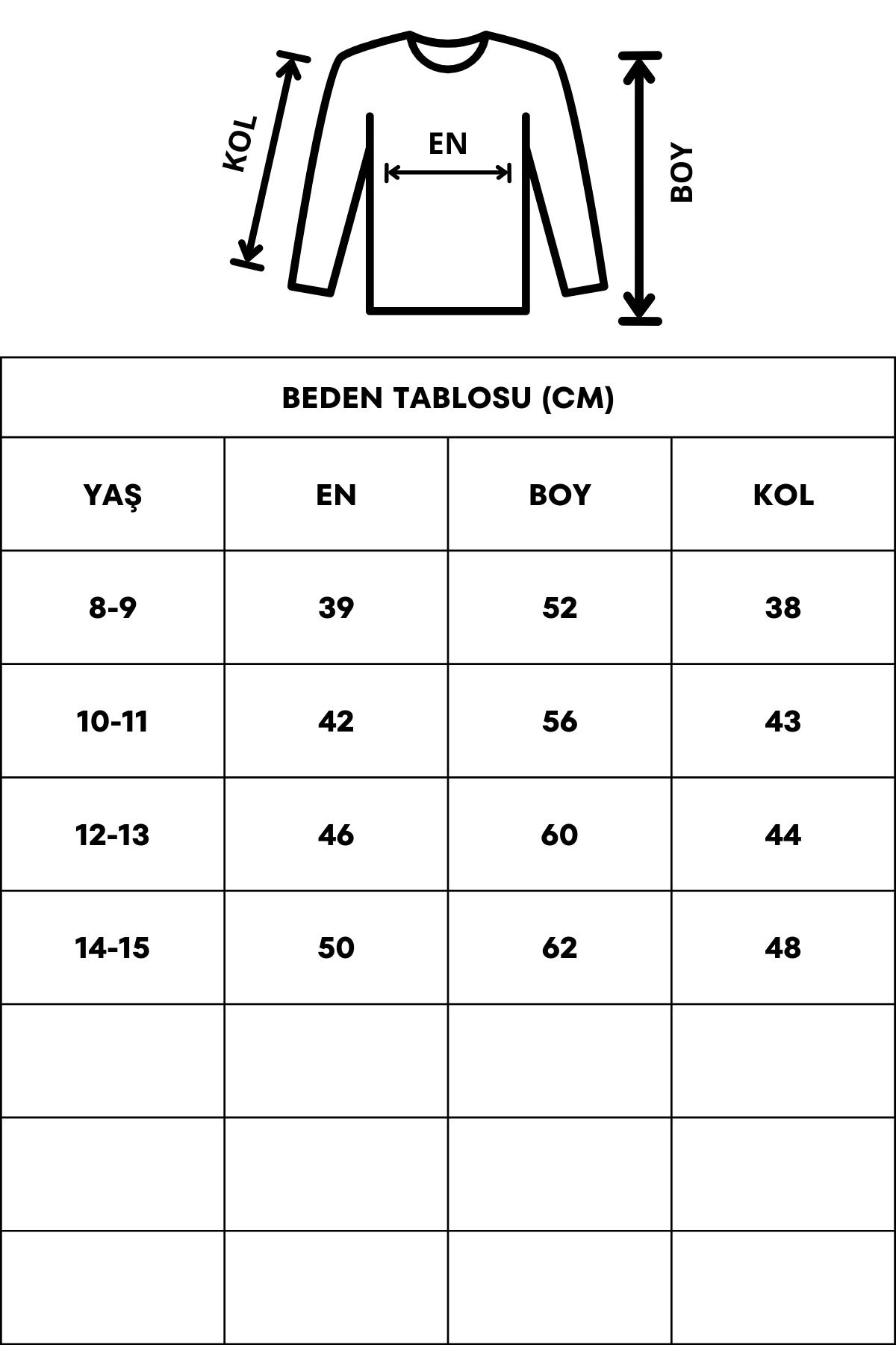 Kız Çocuk Bisiklet Yaka Sırt Baskılı Cepli Eşofman Takım | 8-14 Yaş Çocuk Giyim