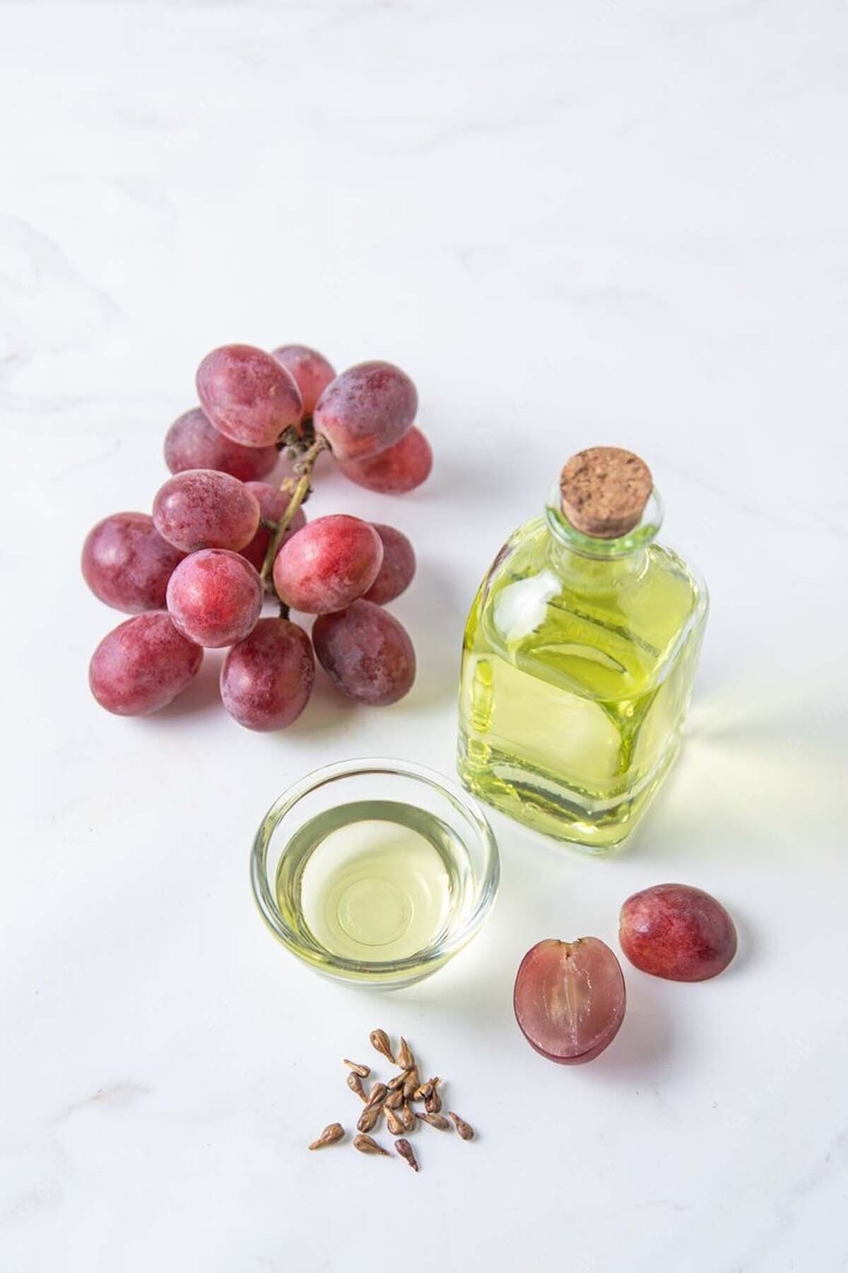 Üzüm Çekirdeği Yağı Soğuk Sıkım 50 ml %100 Saf Ve Doğal Grape Seed Oil