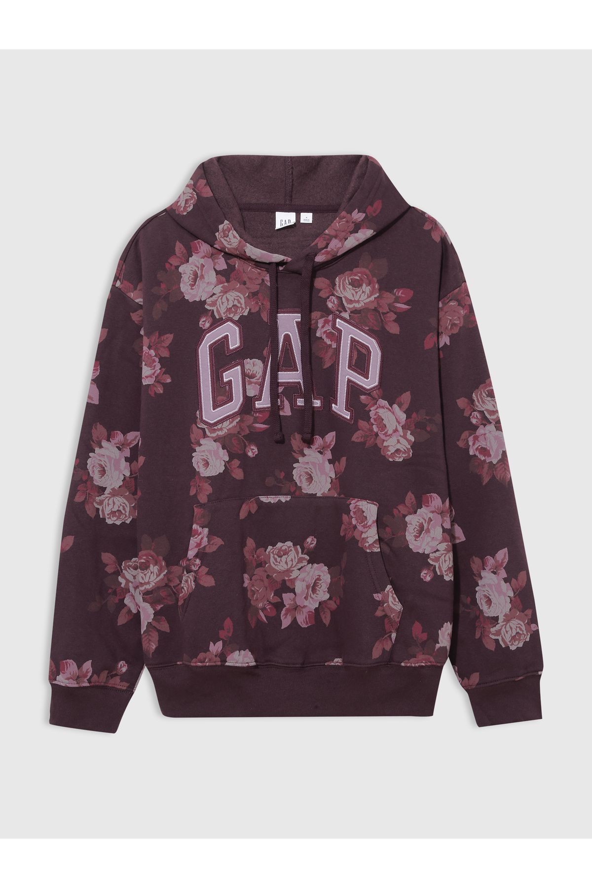 GAP Kadın Bordo Gap LogoFleece Sweatshirt