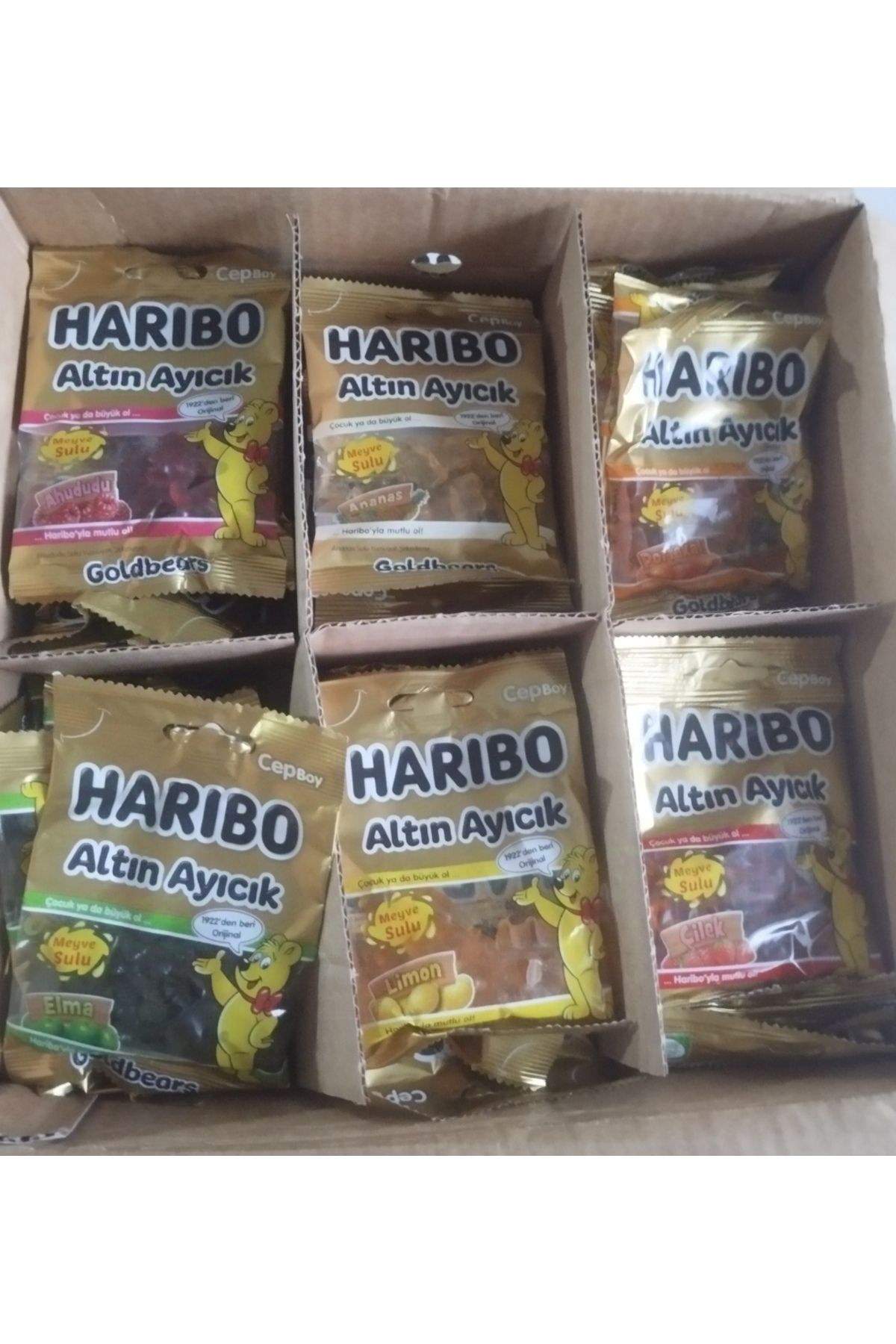 Haribo Altın Ayıcık EfsaneTatlar 35 Gr 48 Li...