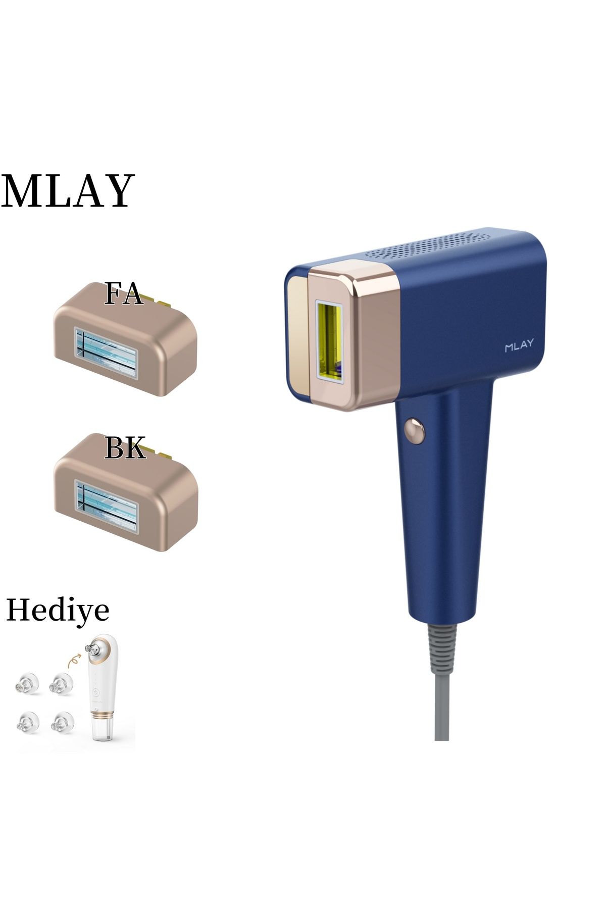 Mlay -T16 (HR+BK+FA) YakutMavi Renk Ev Tipi L...