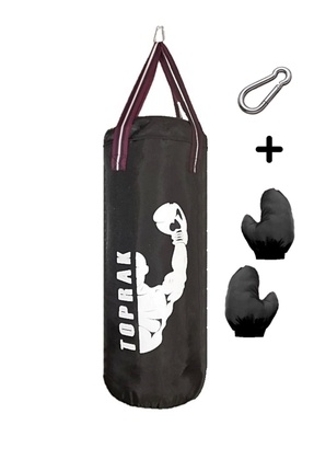 BOKS TORBASI 60 CM SİYAH 9-13 YAŞ ÇOCUK İÇİN Image 0