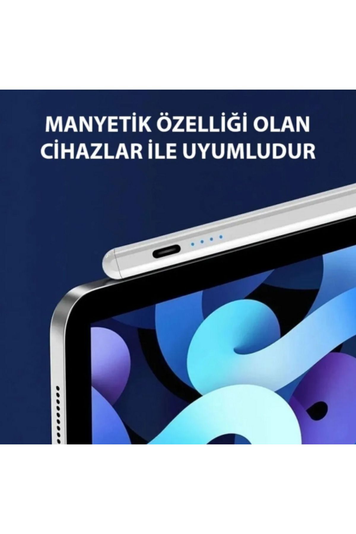 Şarjlı Dokunmatik Kalem iOS Android Windows Uyumlu Tablet Telefon iPad Yazı Çizim Kalemi