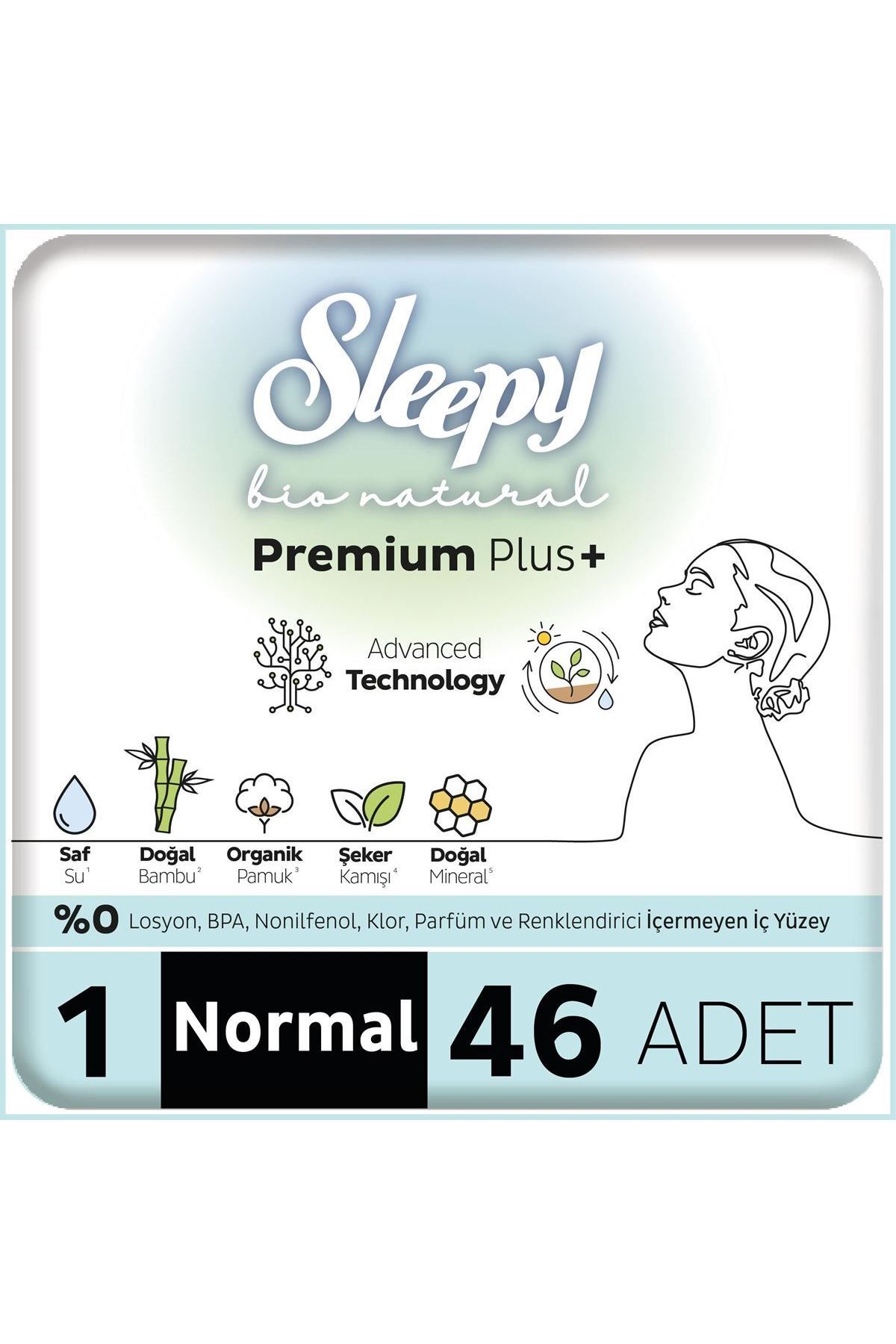 SleepyBio Natural PremiumPlus Hijyenik Ped Me...