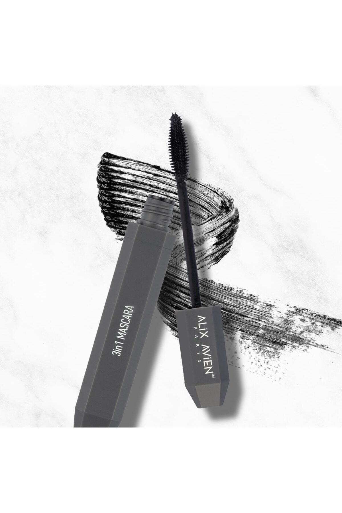 Yoğun Siyahlık & Hacim Veren Maskara - 3 In 1 Mascara