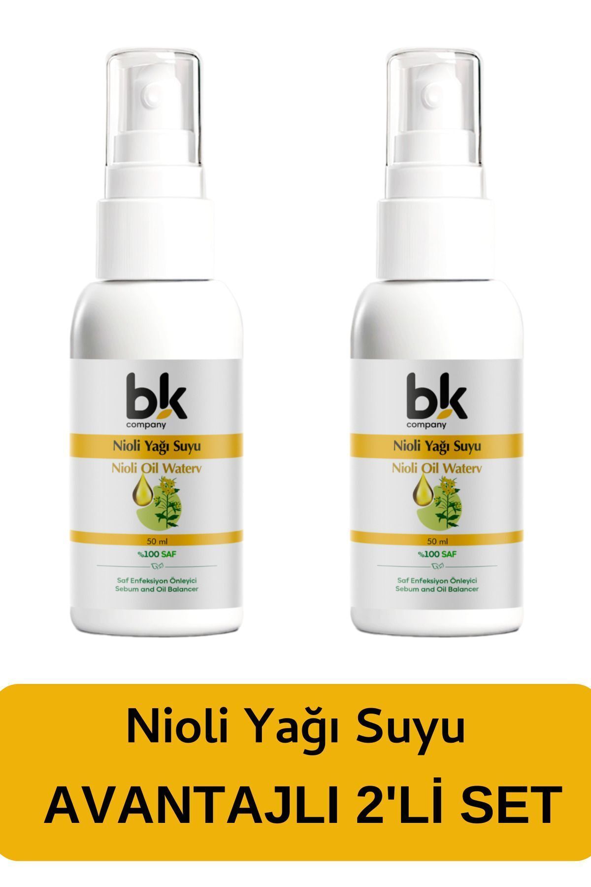 BK COMPANY2'li Nioli YağıSuyu Set Genital Enf...