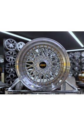 16 İNC 4X100 BBS RS2 UYUMLU SİLVER JANT TAKIMI ÖN VE ARKA OFSETLİ (4 ADET) Image 0