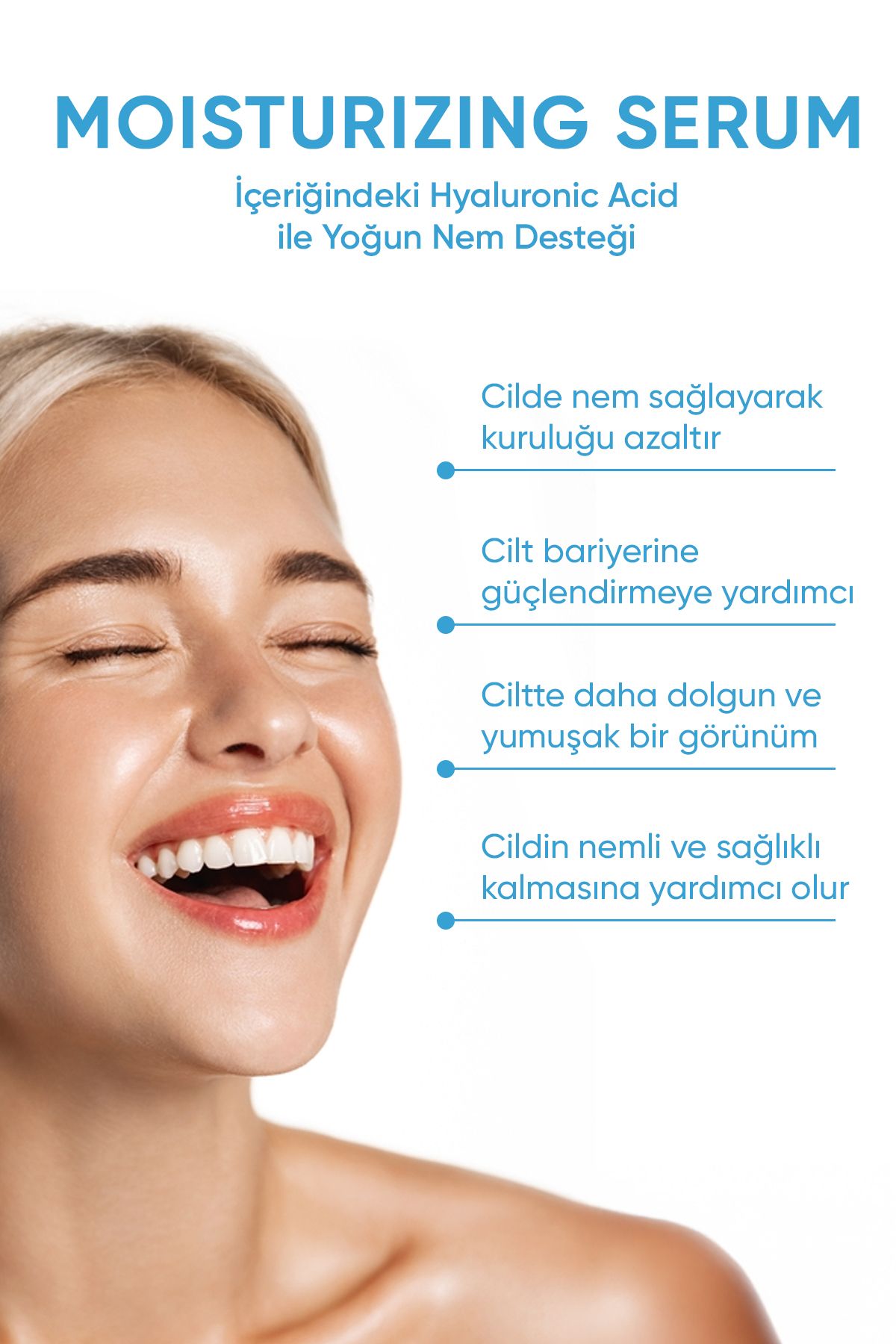 Tüm Cilt Tipleri Için Yoğun Nemlendirici Serum 30 ml (hyaluronic Acid 2% B5 )