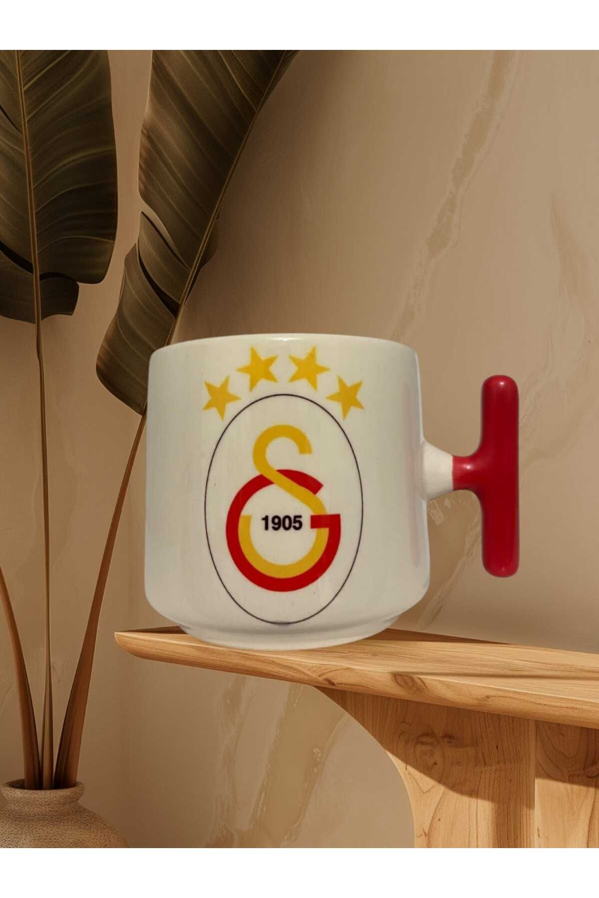 "galatasaray" Baskılı Seramik Küllük & Seramik T Kupa Bardak Set