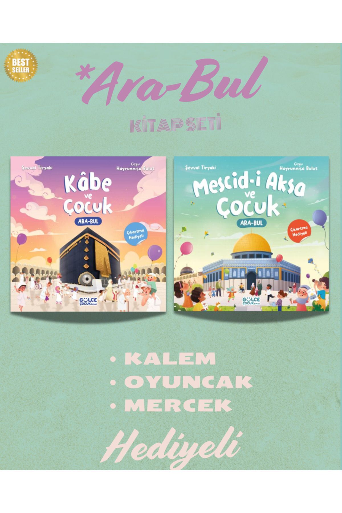 Timaş Çocuk Ara Bul KitapSeti (2 Kitap) Kabe...