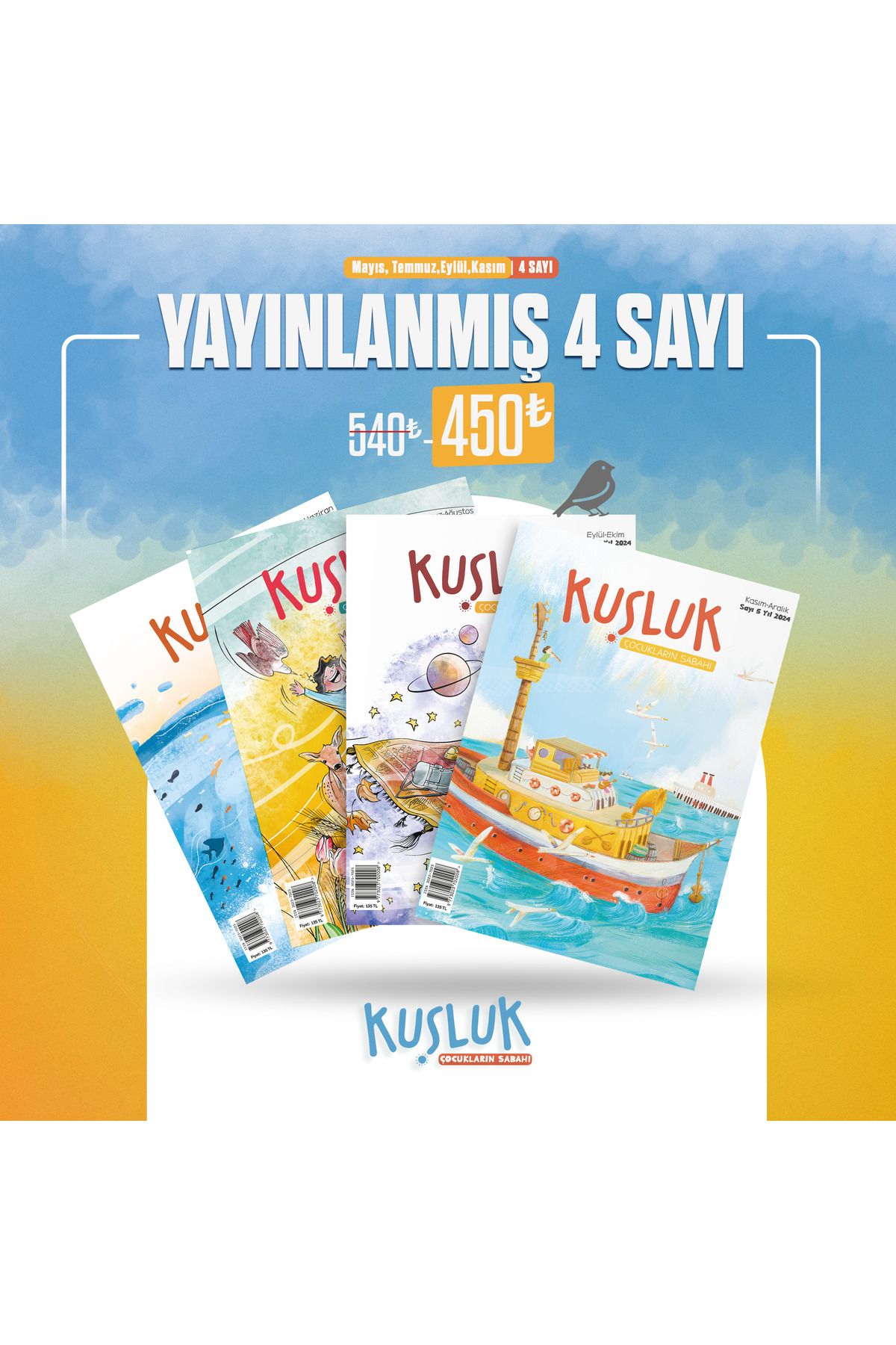 TULU KİTAP YAYINLANMIŞ 4 SAYI