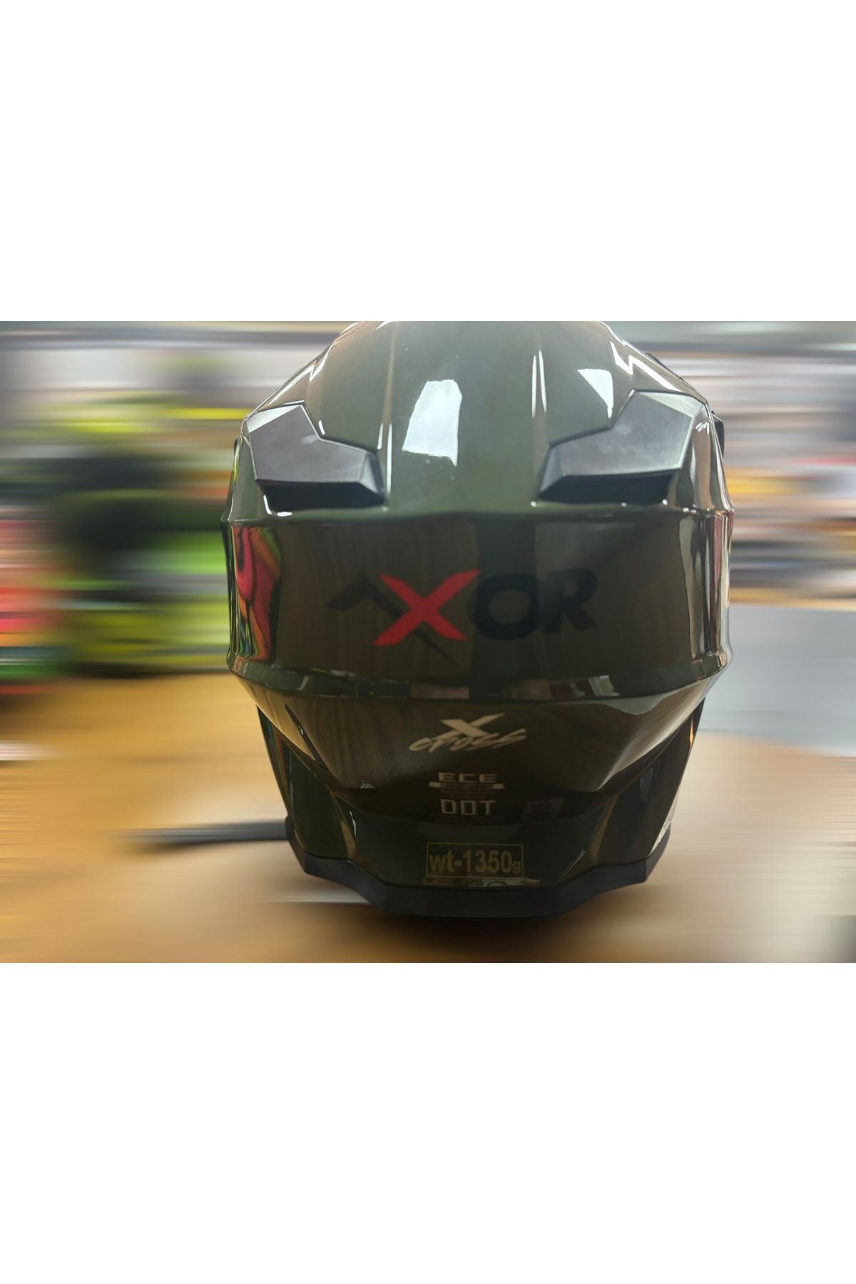 X-CROSS SC -BATTLE GREEN KASK