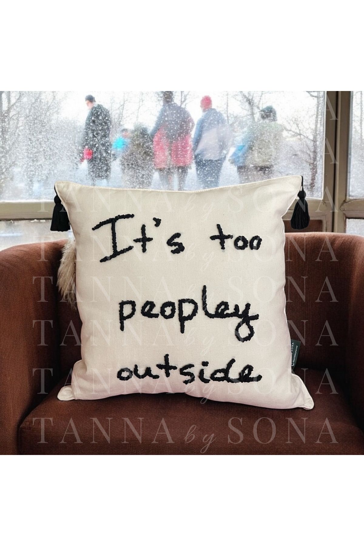 tannabysona Punch Yastık   '' The People- Fre...