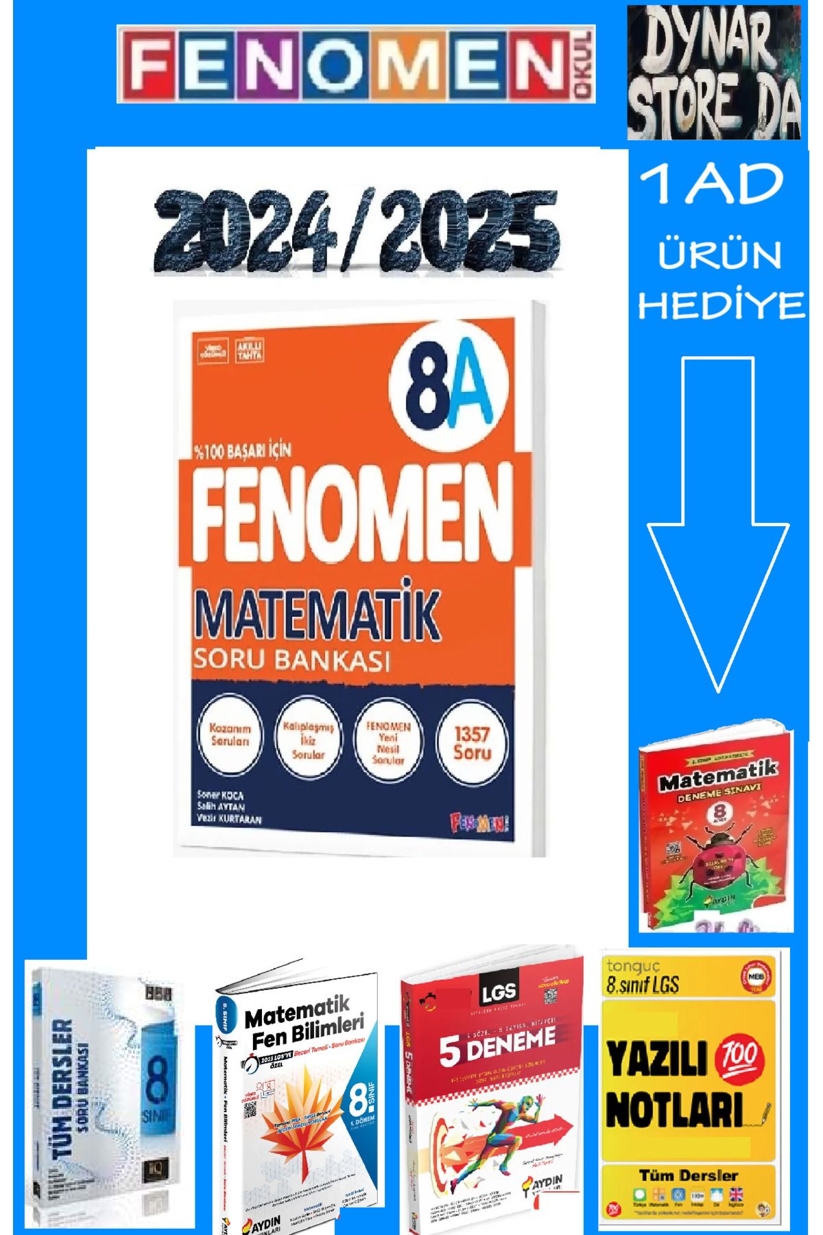 Fenomen YayıncılıkFenomen 8.Sınıf Matematik (...