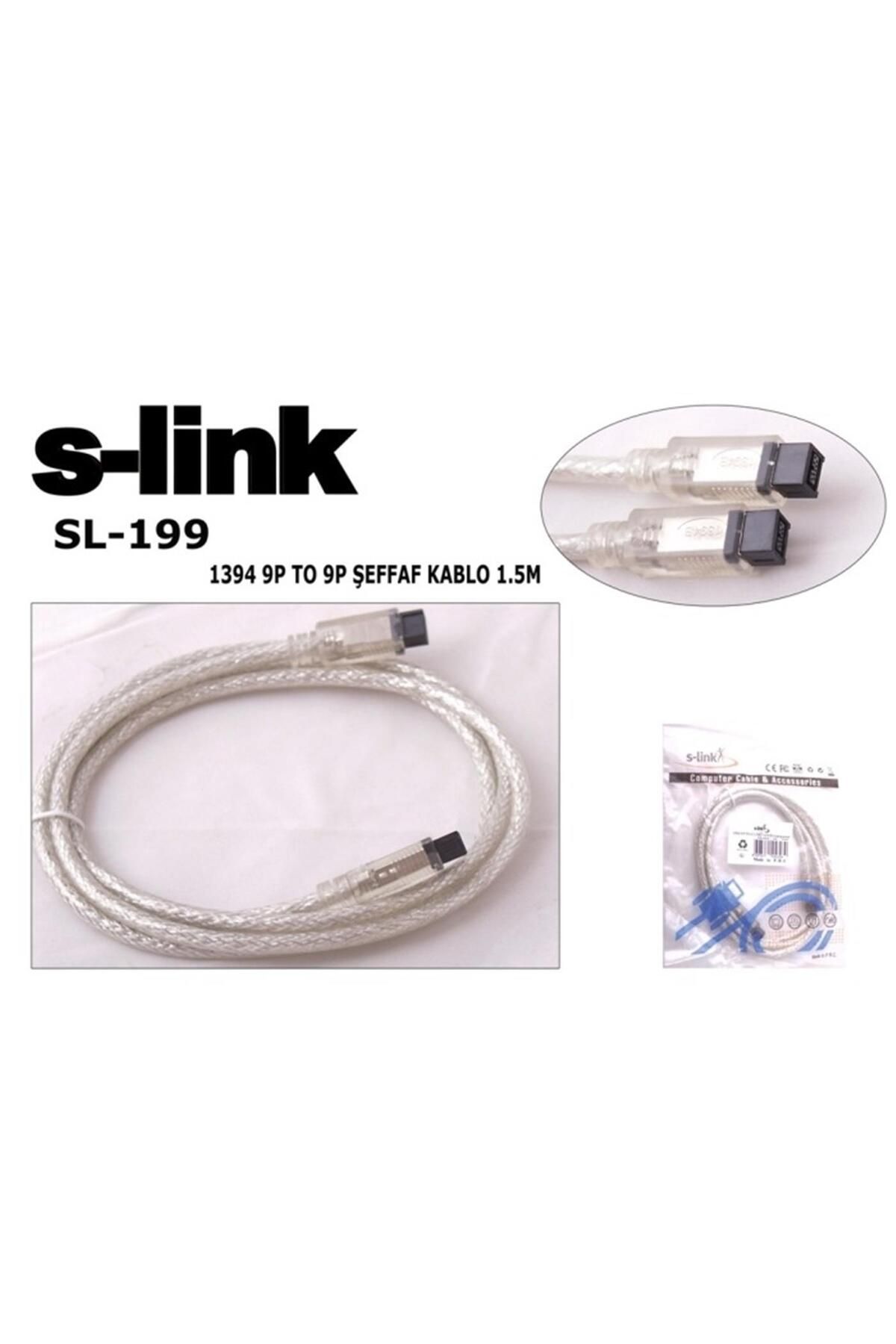 S-Link Sl-199 9pin To 9pin1.5mt Firewire Kabl...