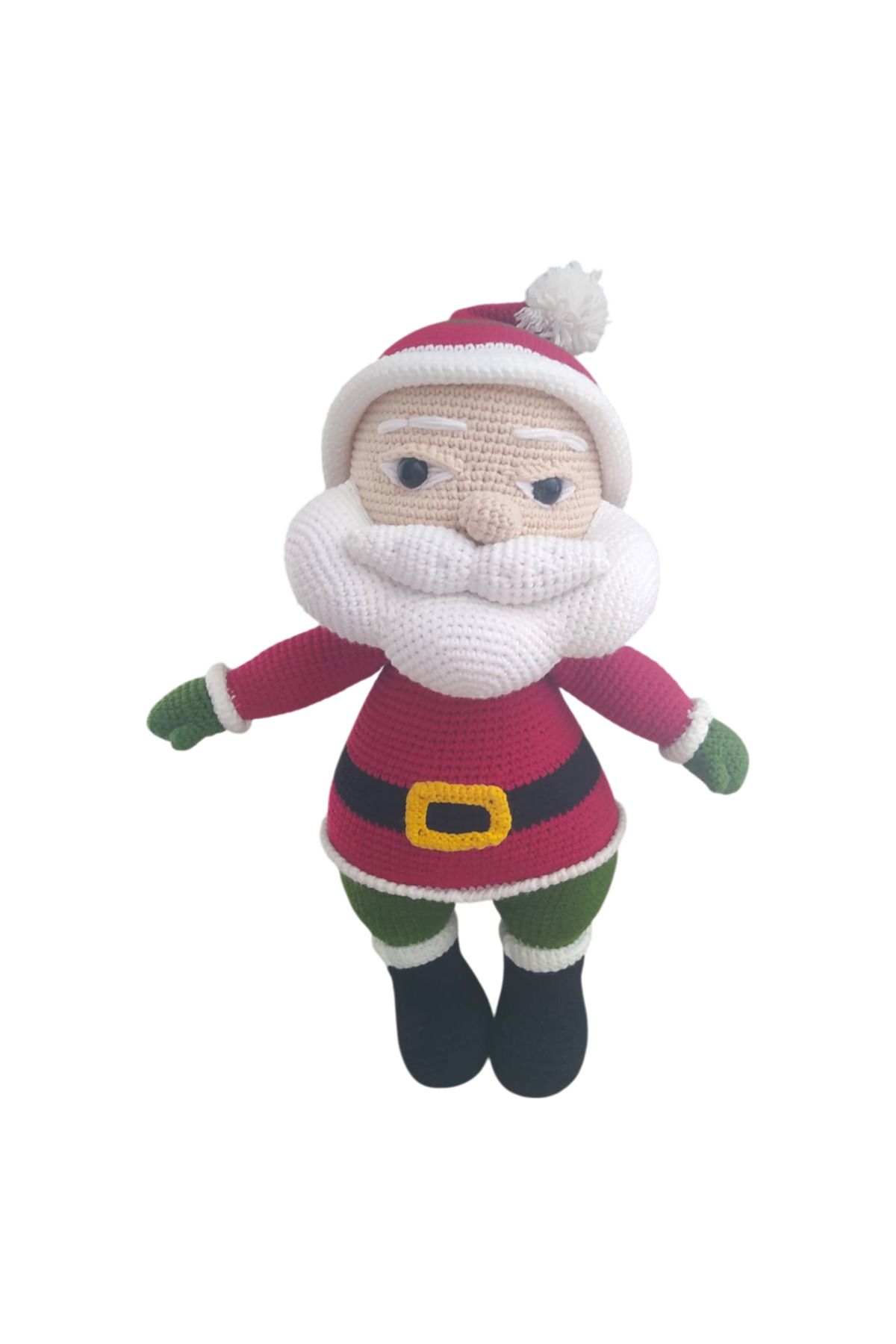 Amigurumi Organik el yapımı oyuncak  Noel Baba Bebek