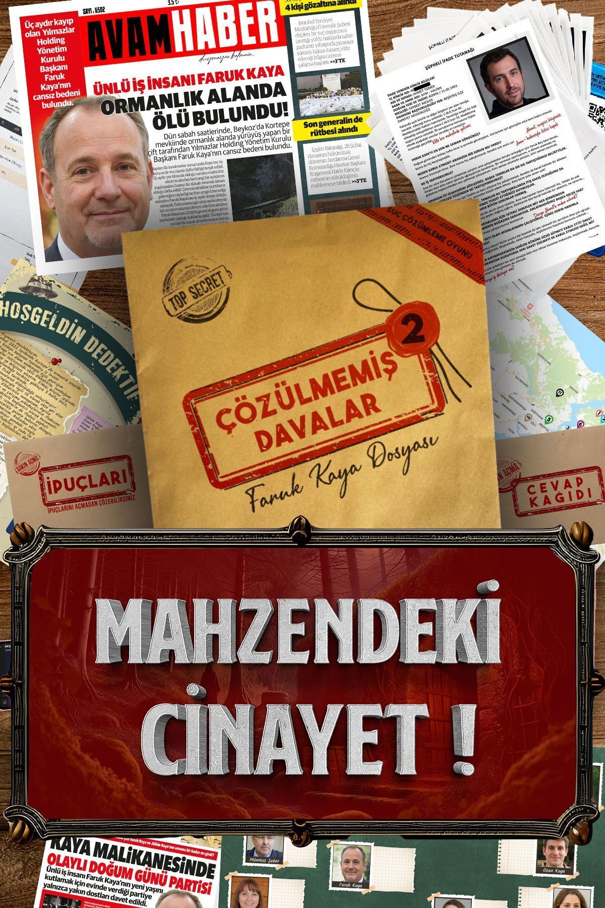 çözülmemiş davalarDedektifOyunu Mahzen Cinaye...