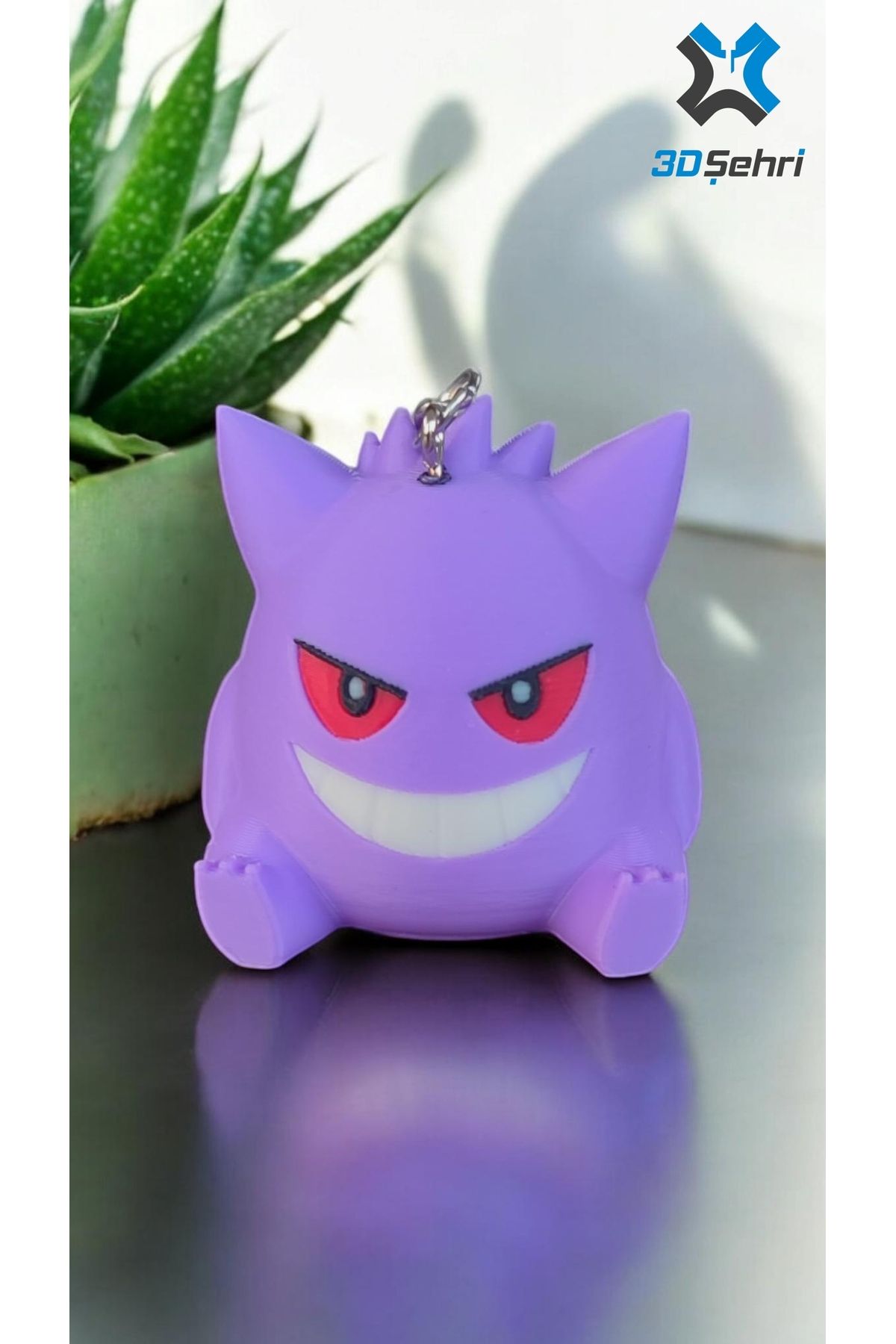 3DŞehri Gengar PokemonAnahtarlık 4.5 CM