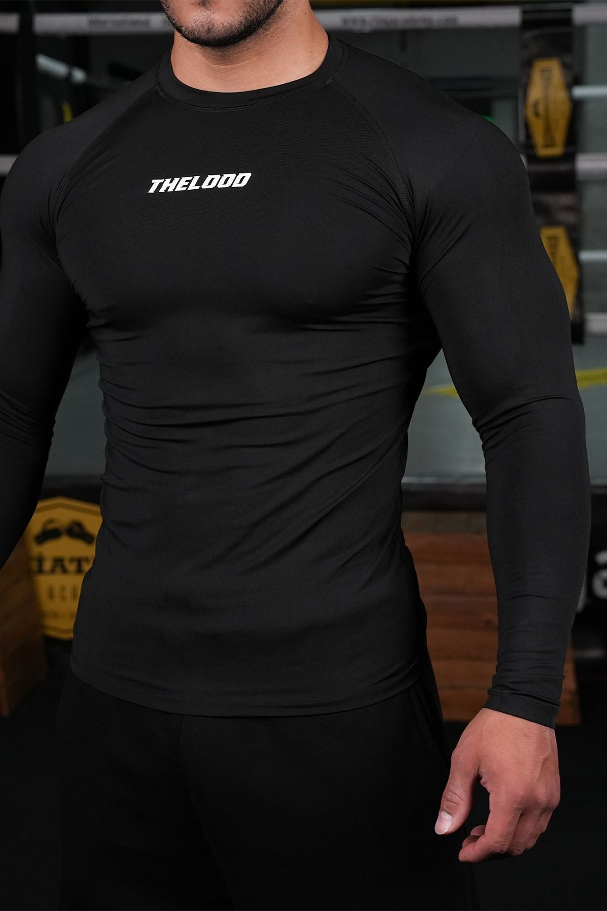 Uzun kollu Compression body Tshirt