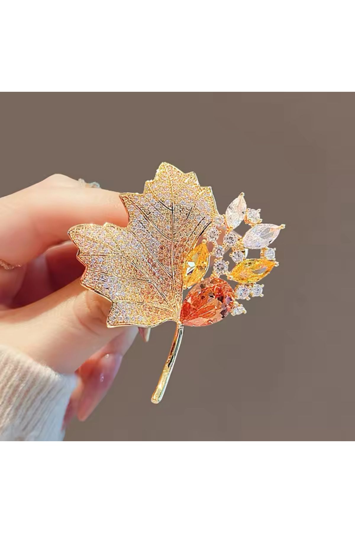 LWP ShopUK Shinny LeafBrooch