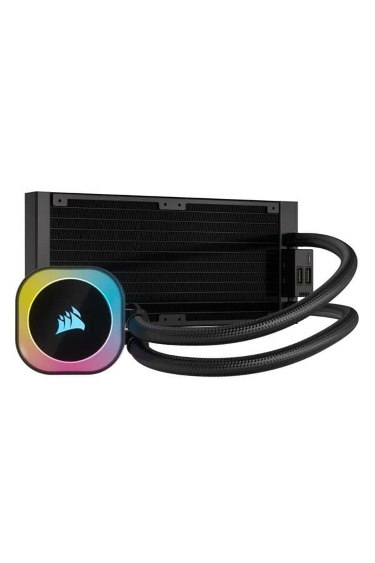 240mm H100i Cw-9061001-ww Rgb Am5-1700p Sıvı Soğutmalı Işlemci Fanı